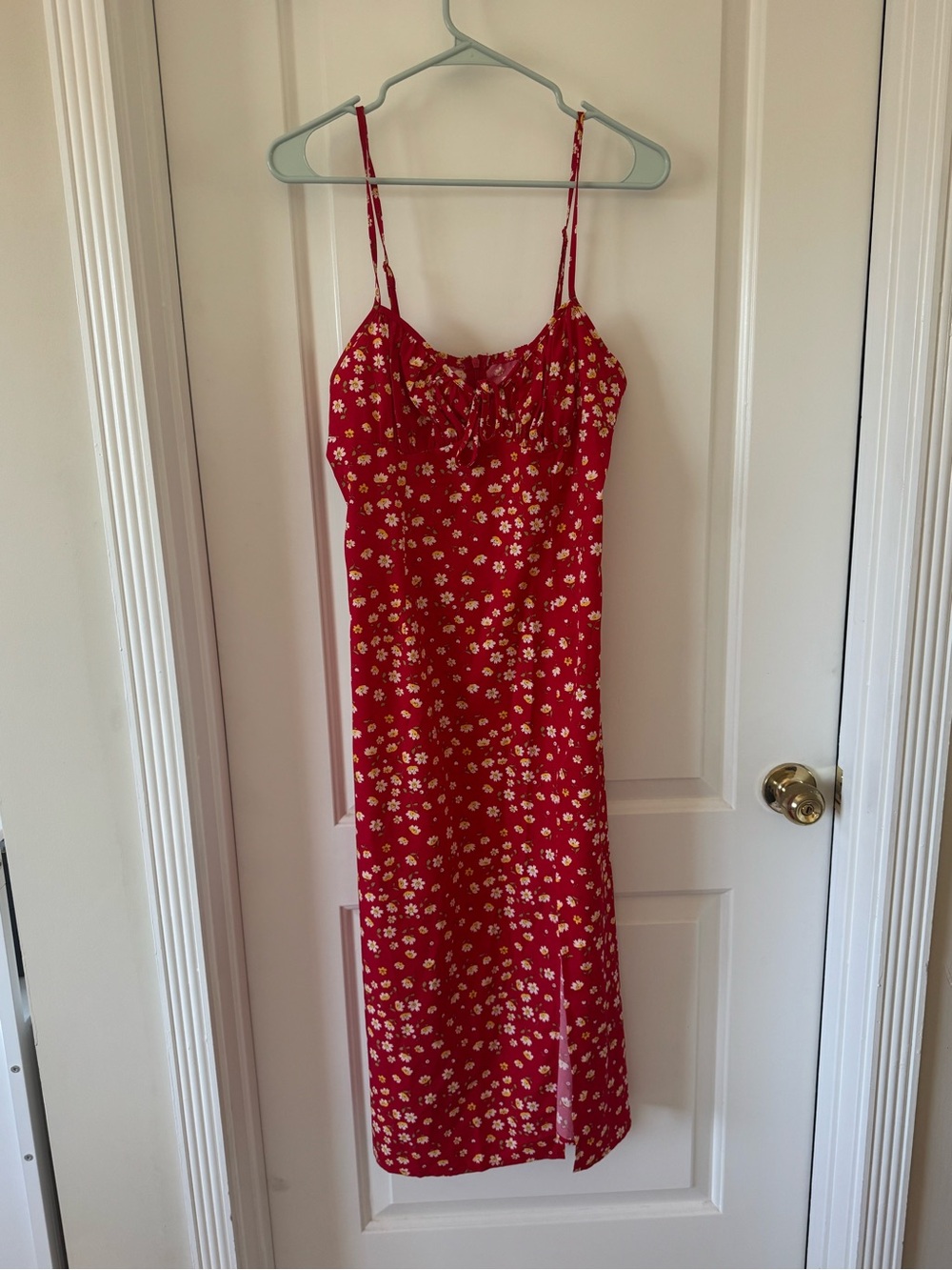 Floral print maxi dress